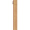 Ekena Millwork Thorton Block Smooth Bracket w/ Offset Brace, Western Red Cedar, 5 1/2"W x 28"D x 40"H BKT0604X28X40THR05SWR - alternate 3